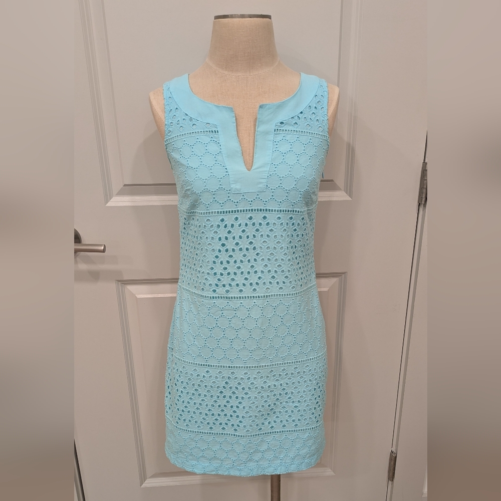 Banana Republic Factory Light Blue Shift Dress